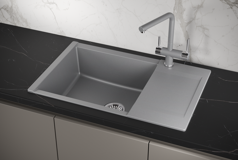 Мойка для кухни Granula Estetica 7807 алюминиум, 78х50 см, прямоугольная