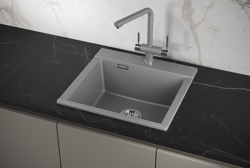 Мойка для кухни Granula Estetica 5201 алюминиум, 52х50 см, прямоугольная